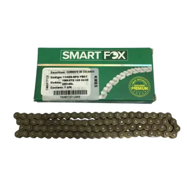 Corrente Comando  YBR 125 06/08 - XTZ 125 06/16 - FACTOR 125 09/16 (90 ELOS) - SMARTFOX